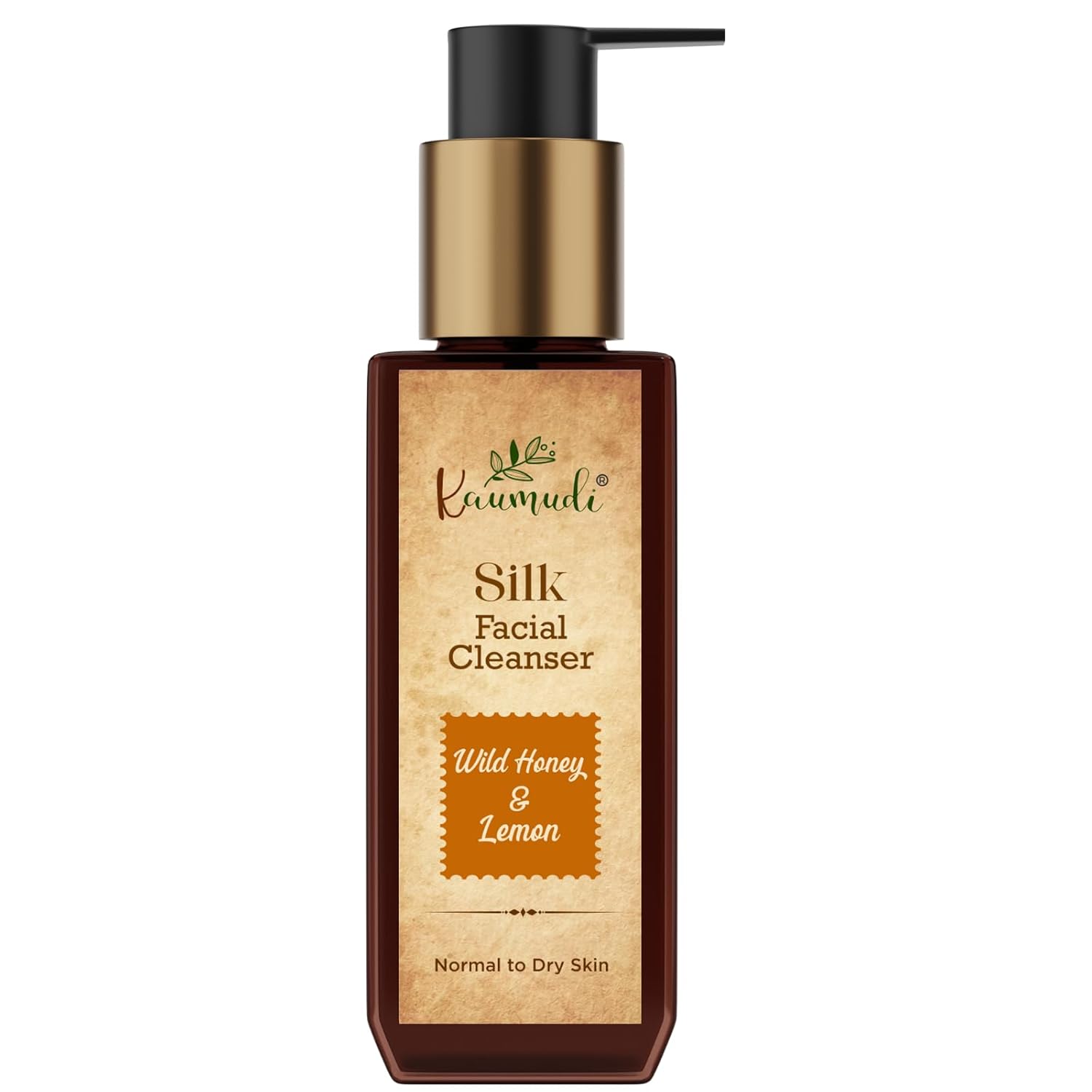 Kaumudi Silk Facial Cleanser with Wild Honey & Lemon for Normal to Dry Skin 120ml / 4.06 fl Oz