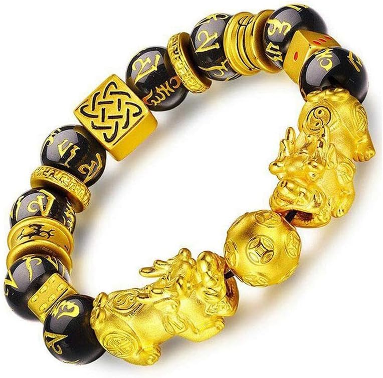 Buddha & Karma Double Pi Xiu/Pi Yao Bracelet – Feng Shui Wealth & Protection Charm for Prosperity, Abundance & Success – Lucky Energy Bracelet for Men & Women - Image 2