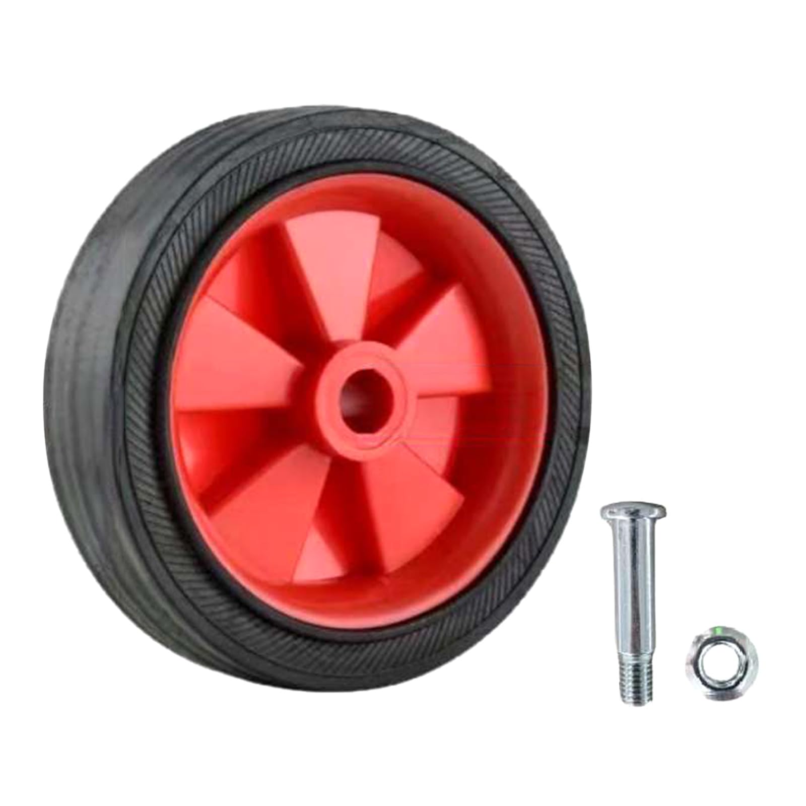 Apglsxy 6 Inches Quiet Rolling Vibrations Resistant Replacement Wheel Suitable For Air Compressors Heavy Duty Casters 5Inch / 6Inch Oil Less Machine Casters Wheel