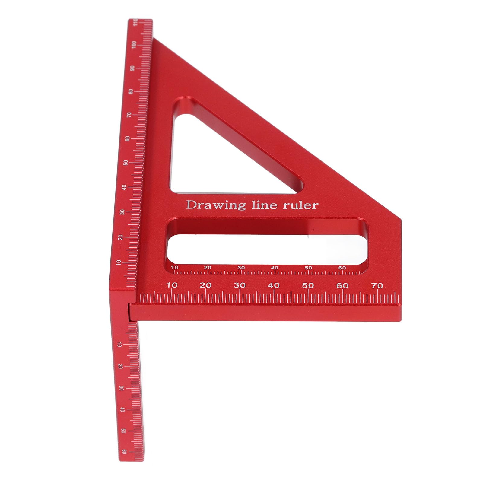 Righello di misurazione 3D multiangolo 45° 90° in Lega di Alluminio per Lavorazione del Legno, Squadra, goniometro, Righello Triangolare ad Alta precisione