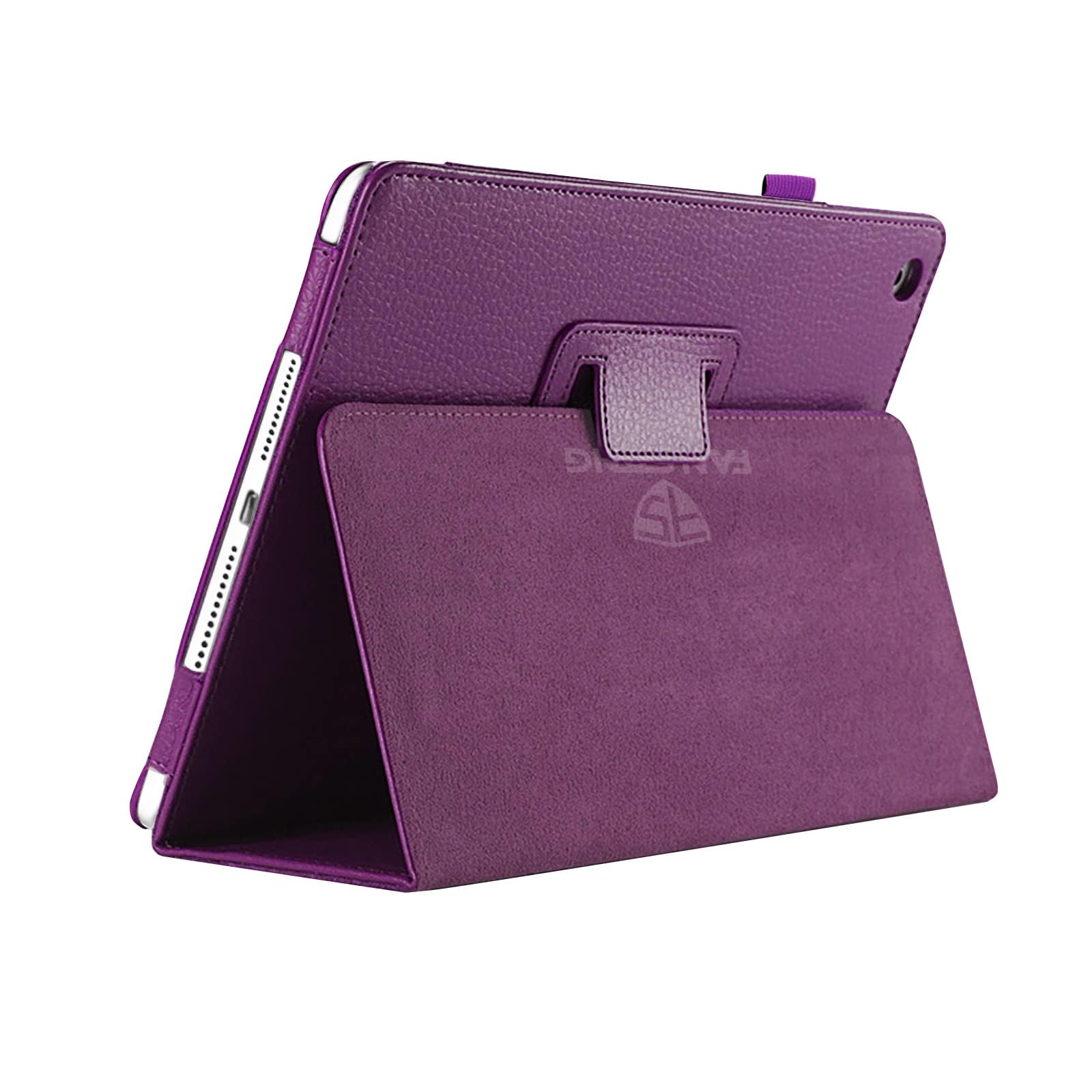 CASZONEiPad 10.2 9th/8th/7th Generation Case with Pencil Holder,iPad 10.2 Case 2021/2020/2019,iPad 10.2 9th Generation PU Leather Case for Girl,Auto Wake/Sleep Purple