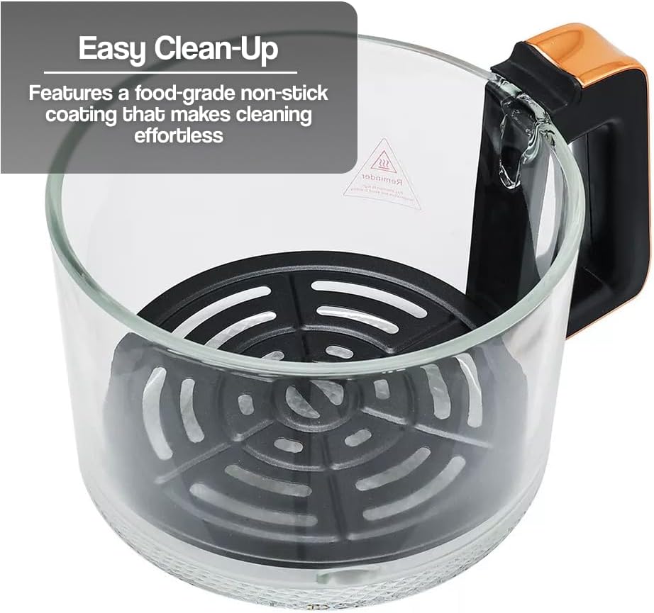 Close-up of the non-stick frying basket