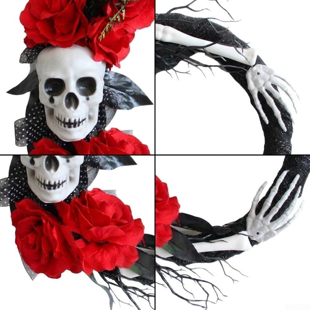 Halloween per decorazione ghirlanda scheletro plastica rami secchi