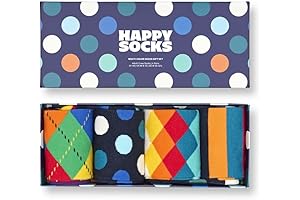 Geometric Patterns Designs - Socks for Men and Women (Size 10-13) with Multicolor Gift Boxes