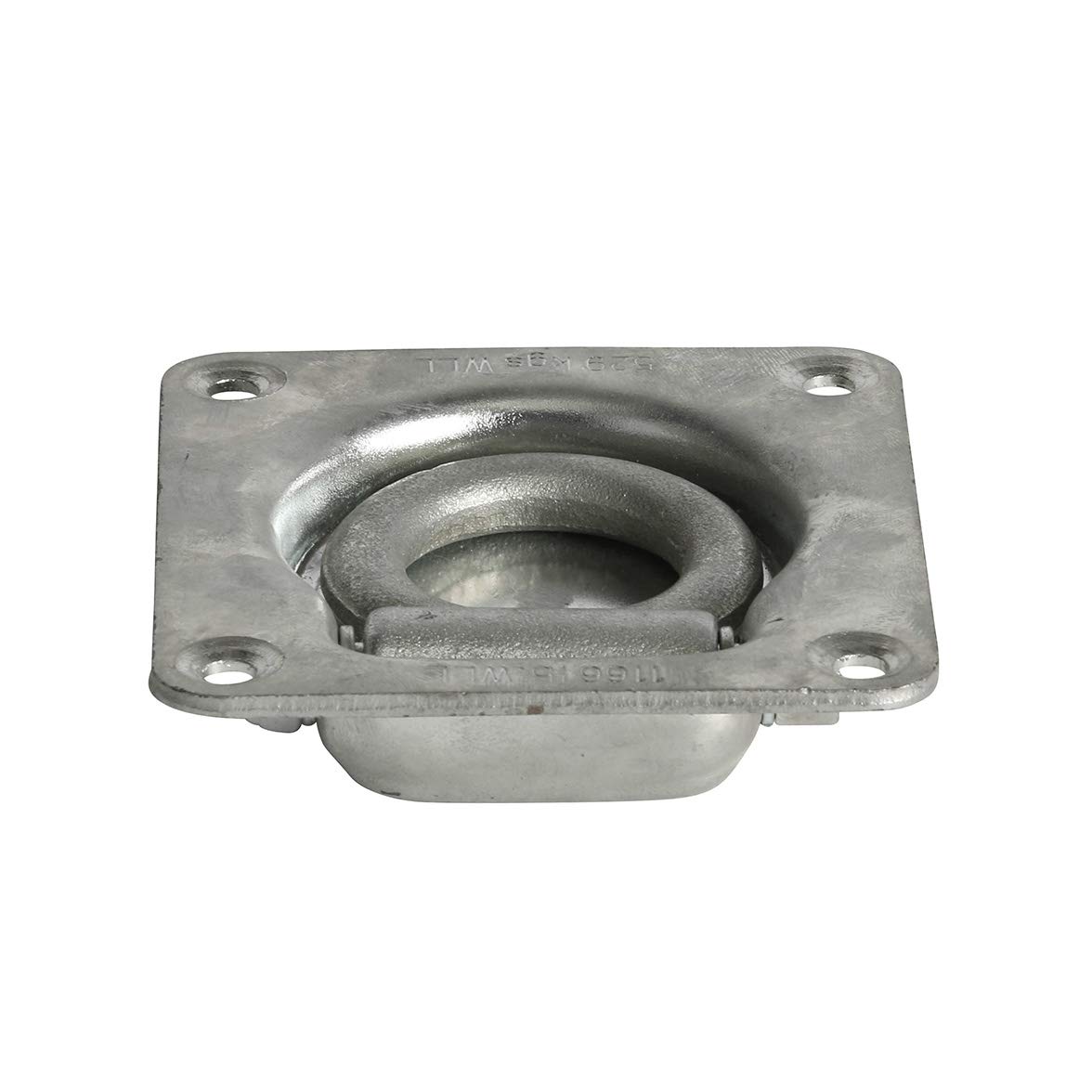 Four Recessed TieDown DRing Trailer Cargo Load TieDown Anchors