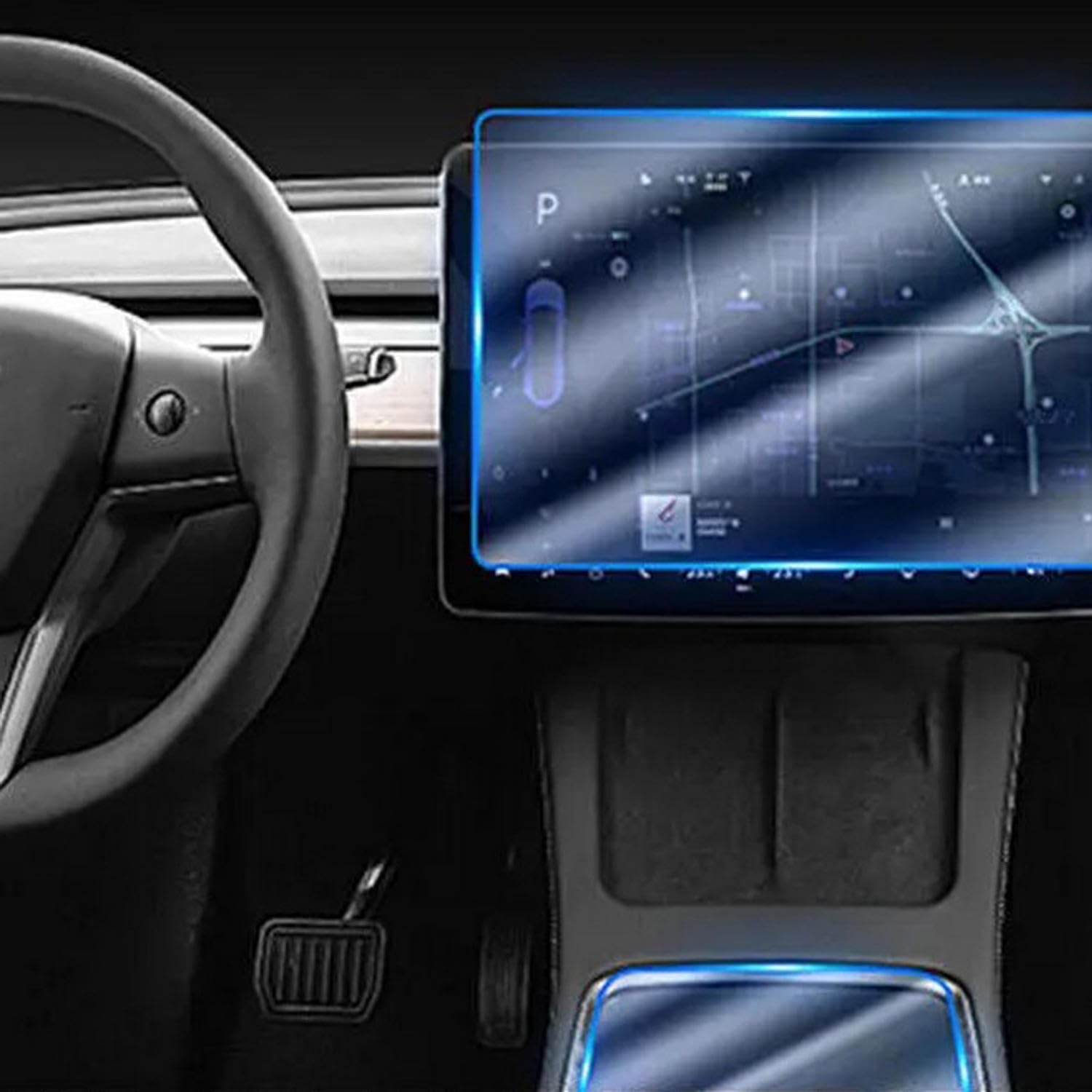Film protecteur TPU intérieur de voiture de haute précision pour Tesla Model Y 3