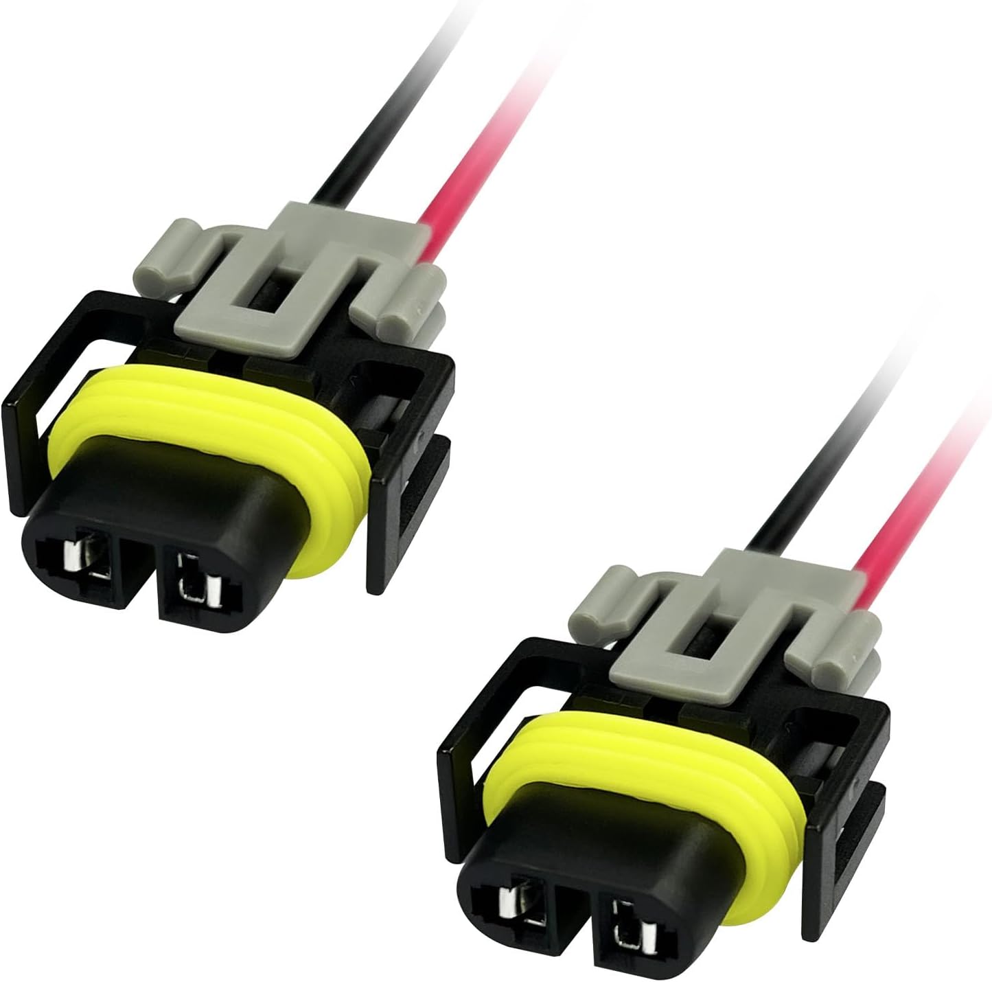 PVOTAWP 2PCS H11 Female Adapter Wiring Harness Sockets Wire