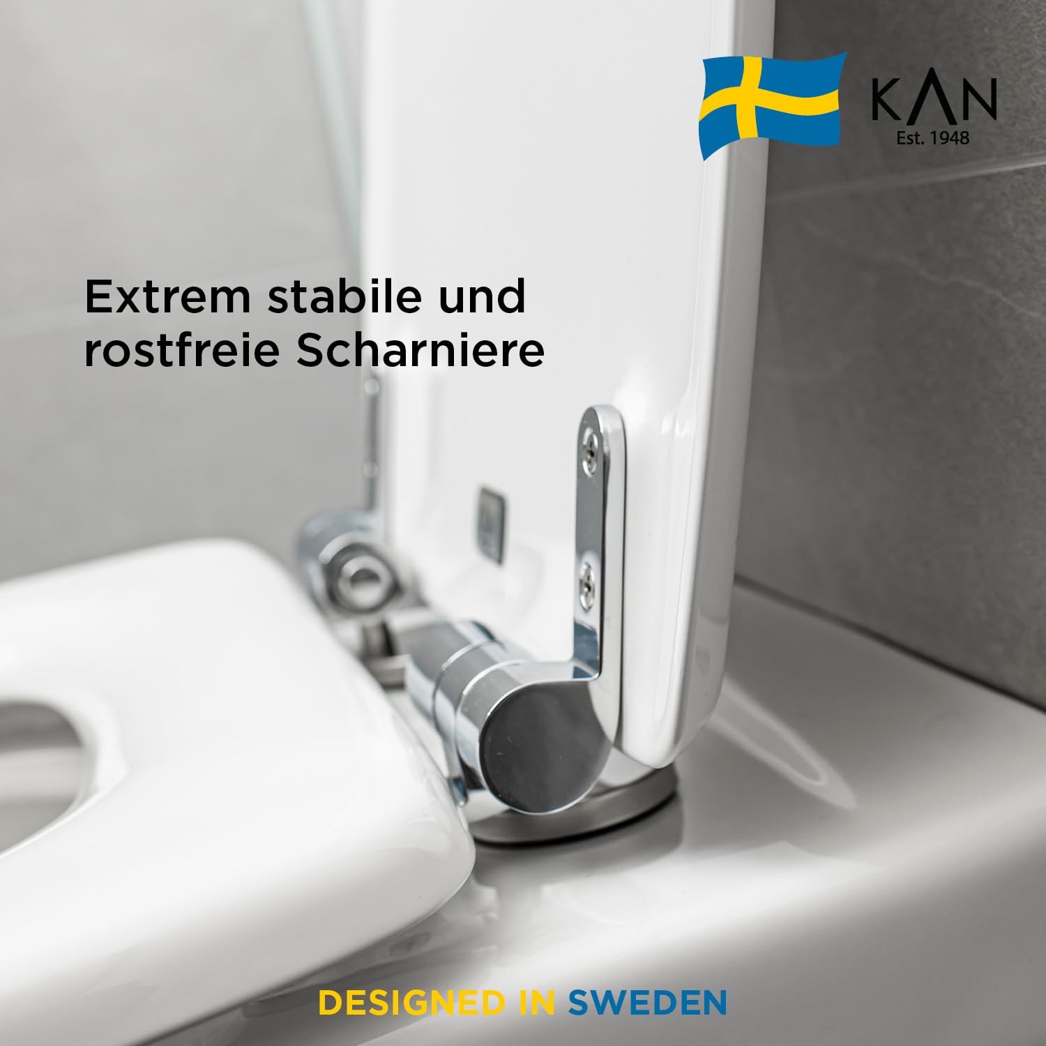 Kan Stockholm Universal Shape drewno formowane / wolnoopadające/drewno/zdejmowane/mocowanie od góry/2 różne rozwiązania montażowe/owalne, uniwersalne dopasowanie