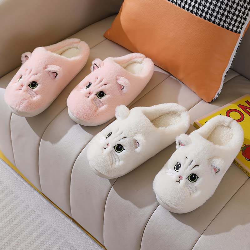 Cow Slippers for Women Men Cute Cozy Fuzzy Slippers Cartoon Animal Slippers Winter House Slippers Plush Preppy slippers4