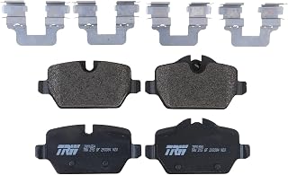 TRW Pro TRM1554 Disc Brake Pad Set For Mini Cooper Countryman 2011-2016, Rear, And Other Applications