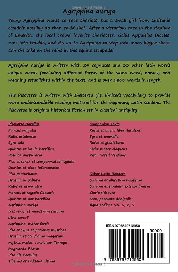 Agrippina auriga: A Latin Novella (Latin Edition) - Image 2