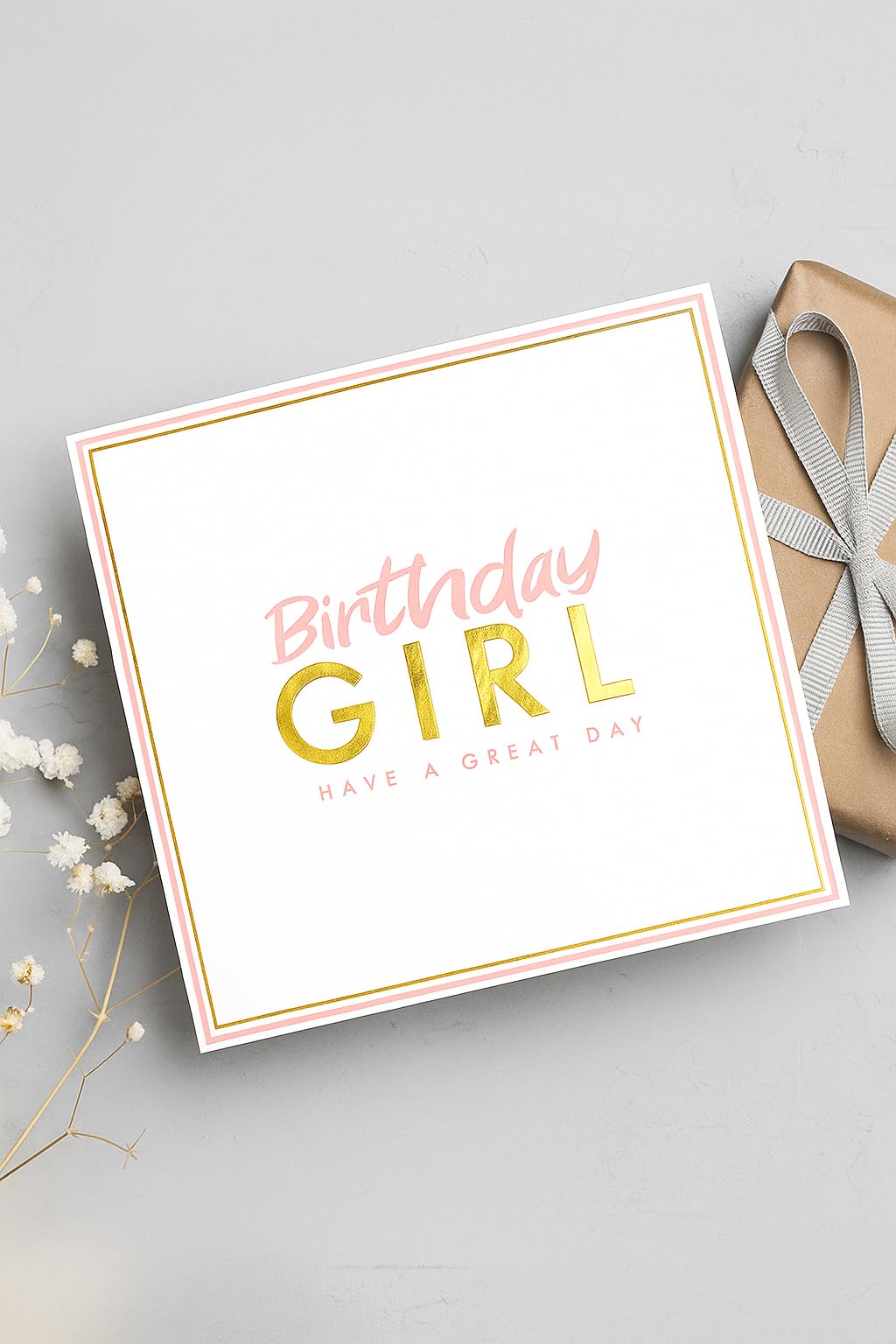 Share the Love Greeting Card | BIRTHDAY GIRL - HAVE A GREAT DAY (Standard Card)