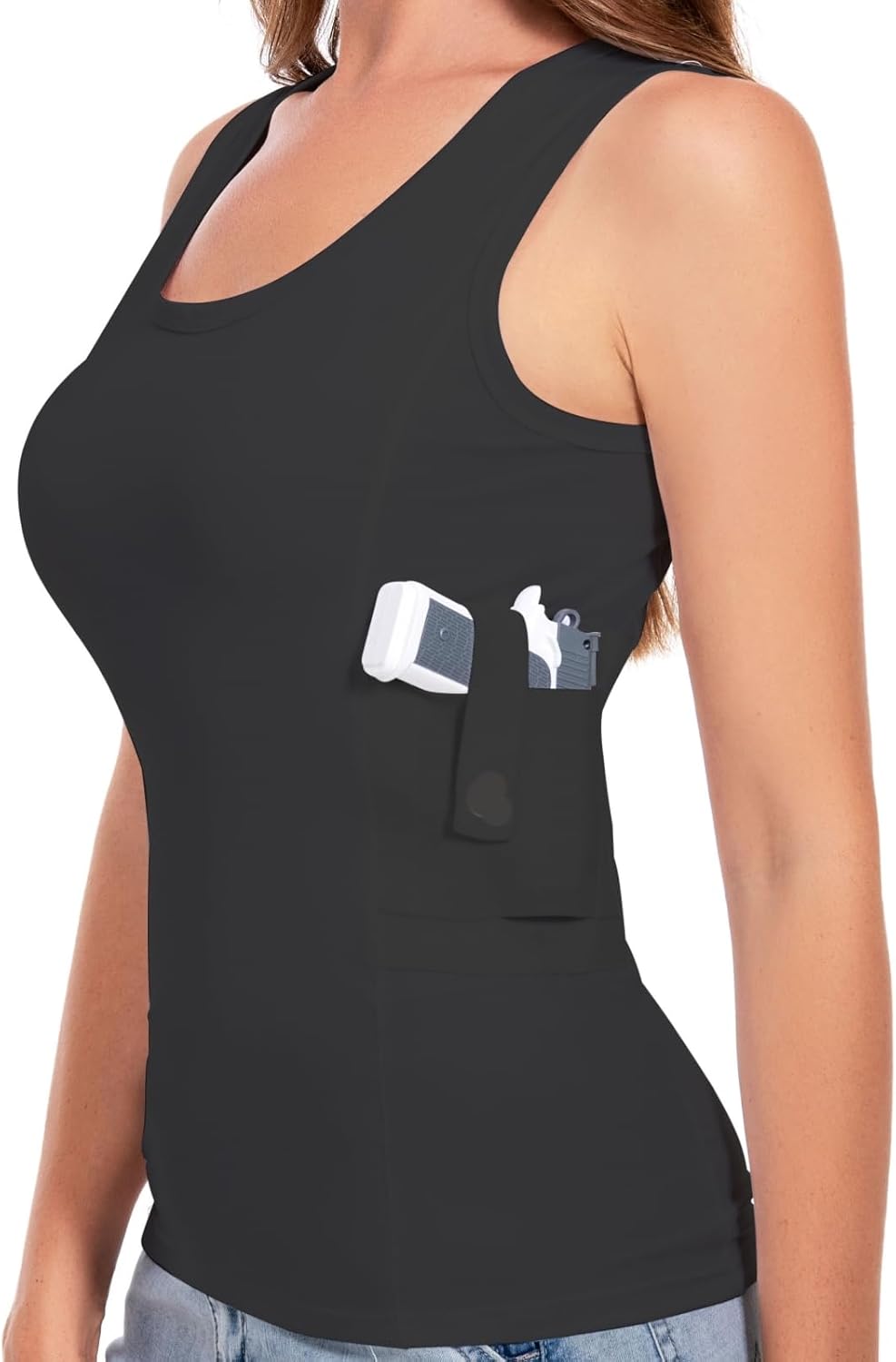 LIBOSHENG Concealed Carry Tank Top Everyday Undershirt Conceal Carry