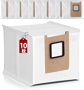 Anker Eufy 交換用 紙パック Robot Vacuum Omni C28 / Omni E25 / 3-in-1 E20 ロボット掃除機 交換用ダストバッグ 【HUKWIMO】 アクセサリー ユーフィ ロボット掃除機 Robot Vacuum Omni C28 / E25 / 3-in-1 E20 消耗品ダストパック 交換部品対応 (10枚入り)