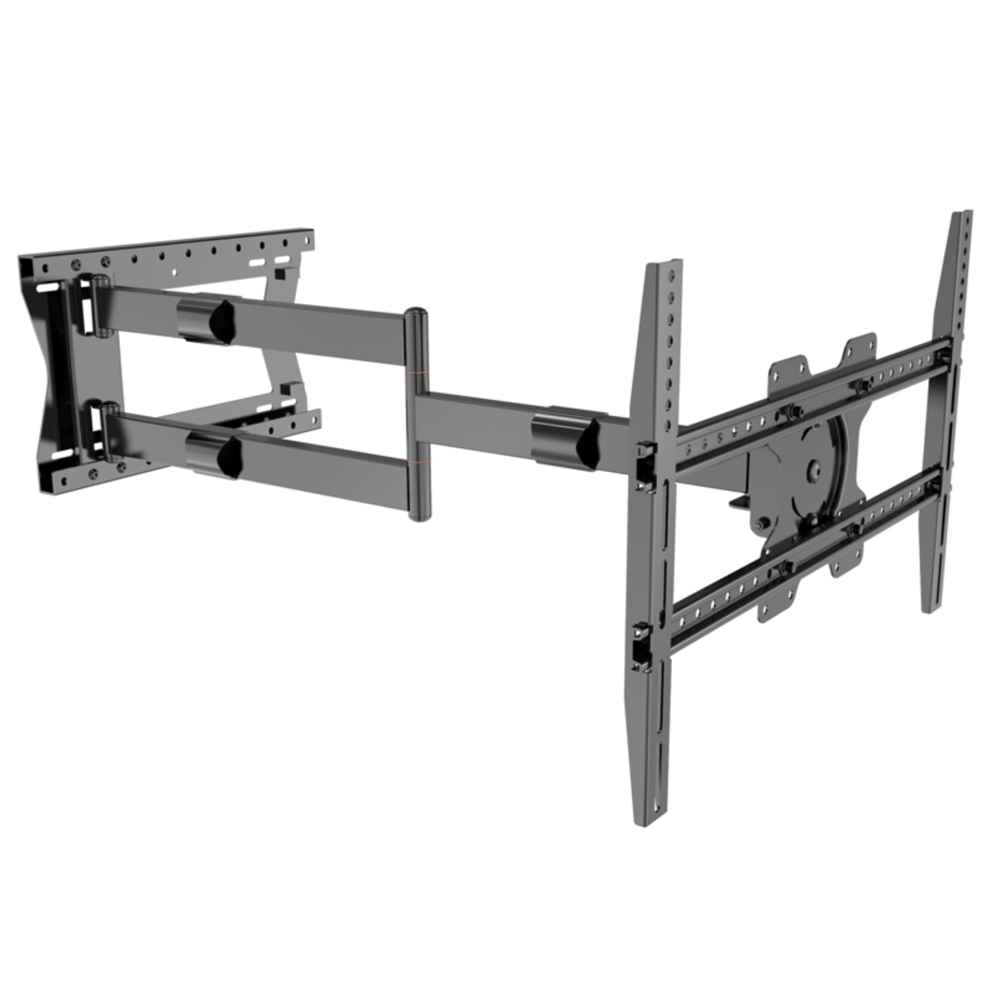 Nanook Long 2100 Langarm TV-Wandhalterung 42-75 Zoll, 100 cm Auszug, 60 kg | Extrem Robuste Konstruktion, Extra-Lange Arme Für Maximalen Schwenkbereich (180°) Und Große Reichweite, Max. VESA 600x400