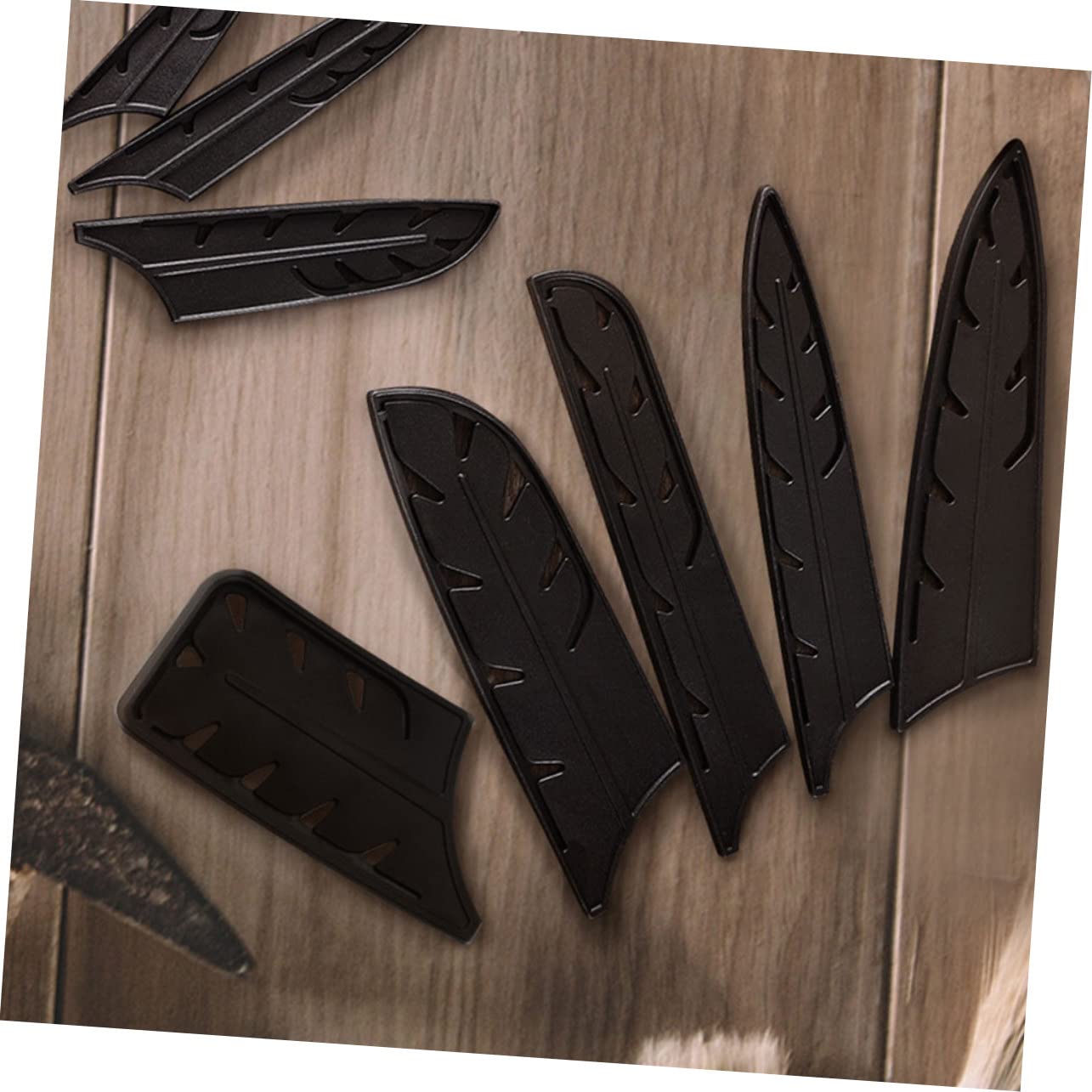 HOLIDYOYO 10Pcs Knives Protectors Non Slip Scabbards for Kitchen Knives Simple Easy to Use Sheathes Storage Protects Fingers From Cuts