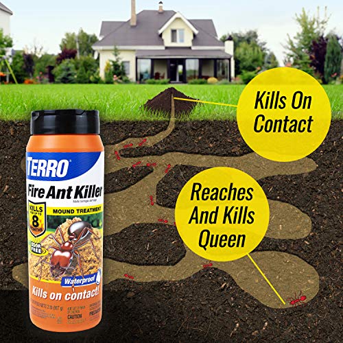 TERRO Fire Ant Killer - 2 lb Shaker Can - Kill Fire Ants Outdoors - Ready to Use Fire Ant Treatment - Lasts 8 Months - T702 - Thumbnail 2