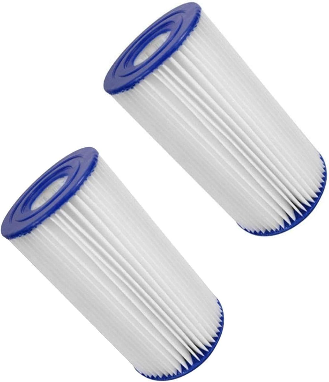 iSinofc Summer Waves P57100202 Swimming Pool Pump Filter Cartridge,2 Pack Type A/C Replacement Filter Cartridge for Pool Filter Pumps Hot Tub Spas