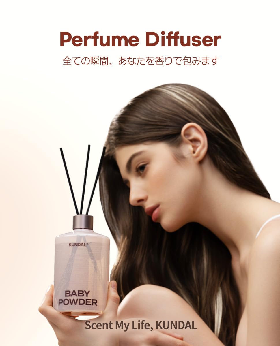 Amazon.co.jp: 【KUNDAL/クンダル】パフュームディフューザー(各500ml