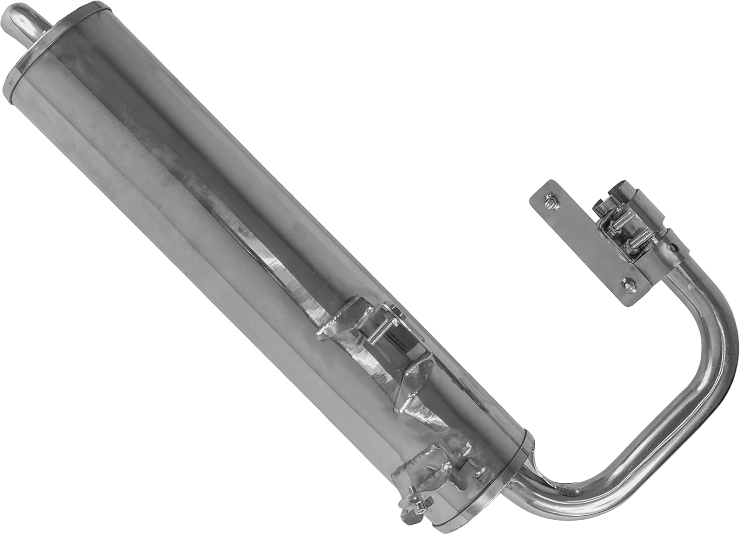 Caltric Exhaust Muffler Compatible with Yamaha Rhino 450 YXR45F 2006 2007 2008 2009 All Options