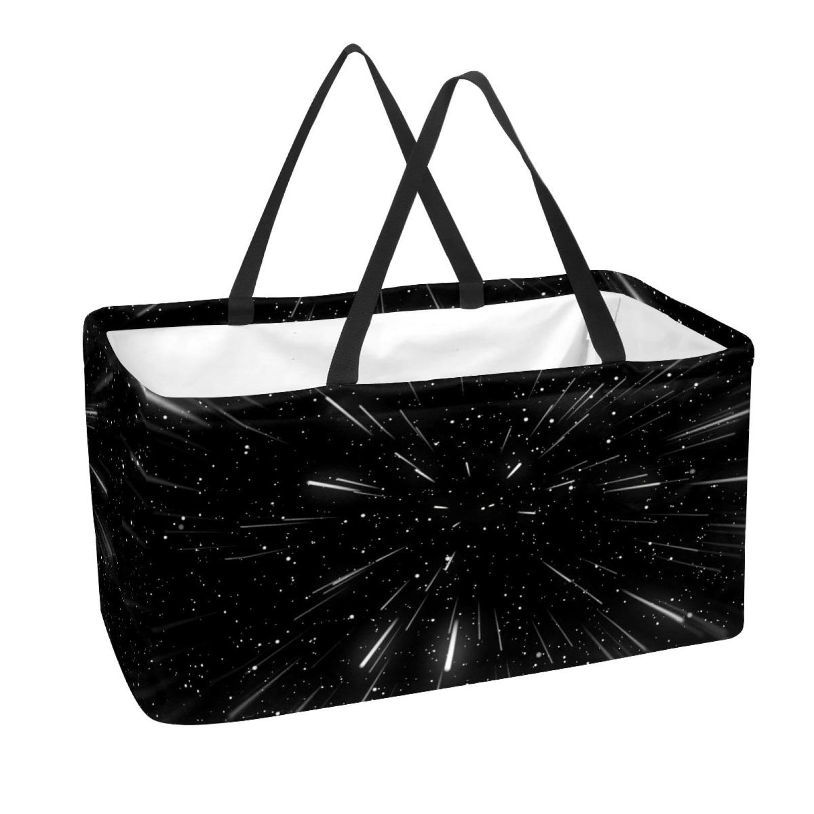 Sac d'épicerie réutilisable lavable résistant pour grand rangement