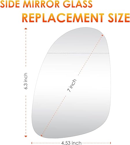 Miniatura 4 de Espejo retrovisor izquierdo del lado del pasajero+derecho de repuesto para GTI EOS R32 Jetta Passat 2005 2006 2007 2008 2009 2010 repuesto