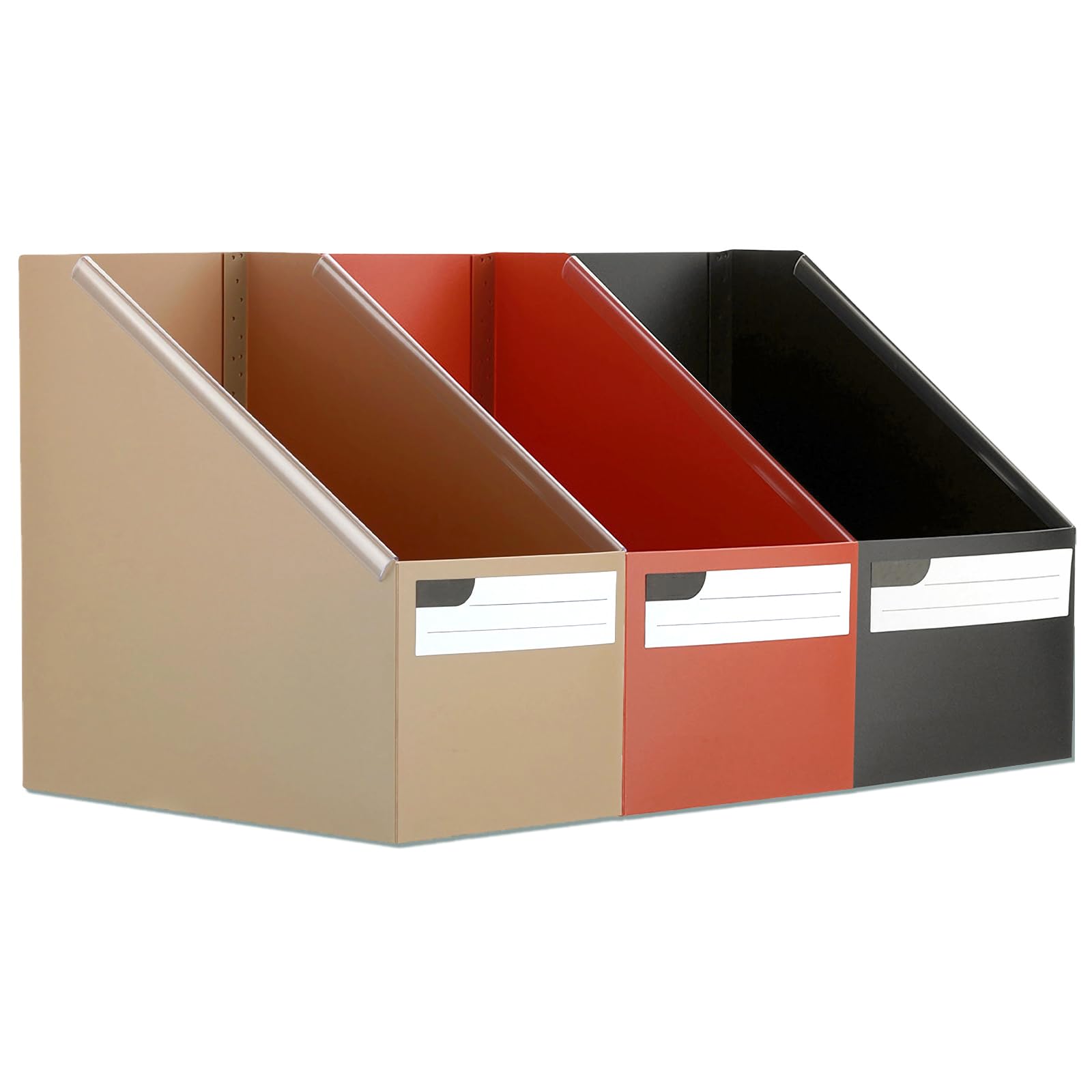 Porte-revues plastique A4 Marte Vanci lot de 3 organiseurs colorés