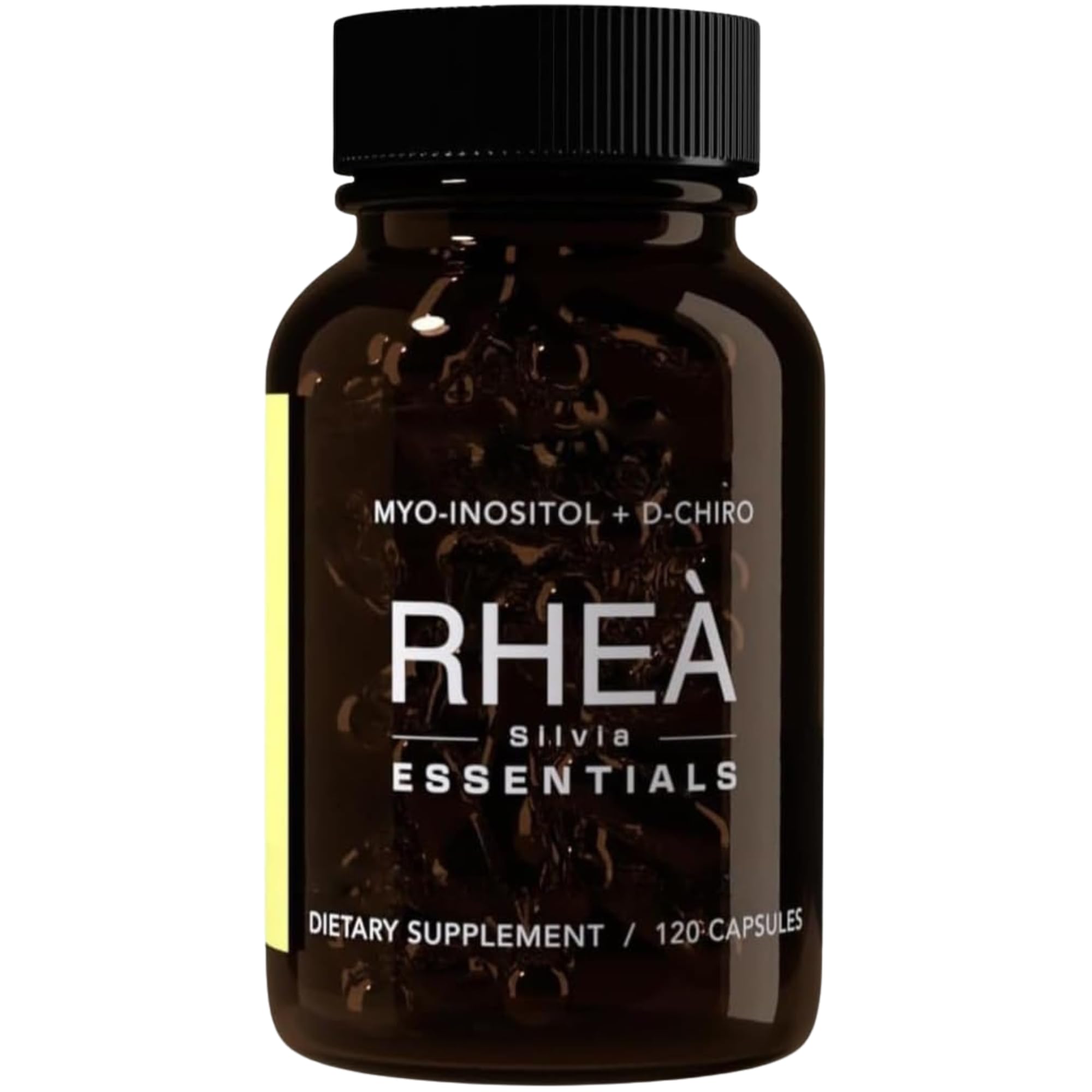 RHEASILVIA Suplemento de Inositol para Mulheres com Myo-Inositol, D-Chiro Inositol, Folato e Magnésio 40:1, 120 cápsulas