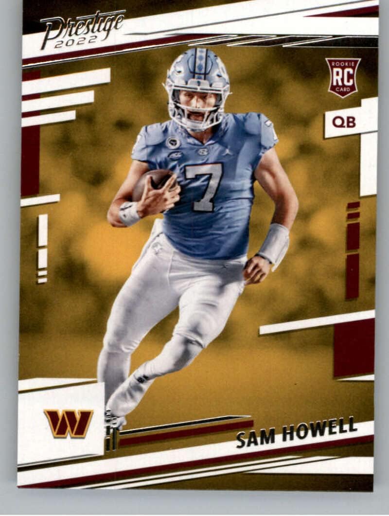 2022 Panini Prestige #305 Sam Howell RC Rookie Washington Commanders NFL Football Trading Card