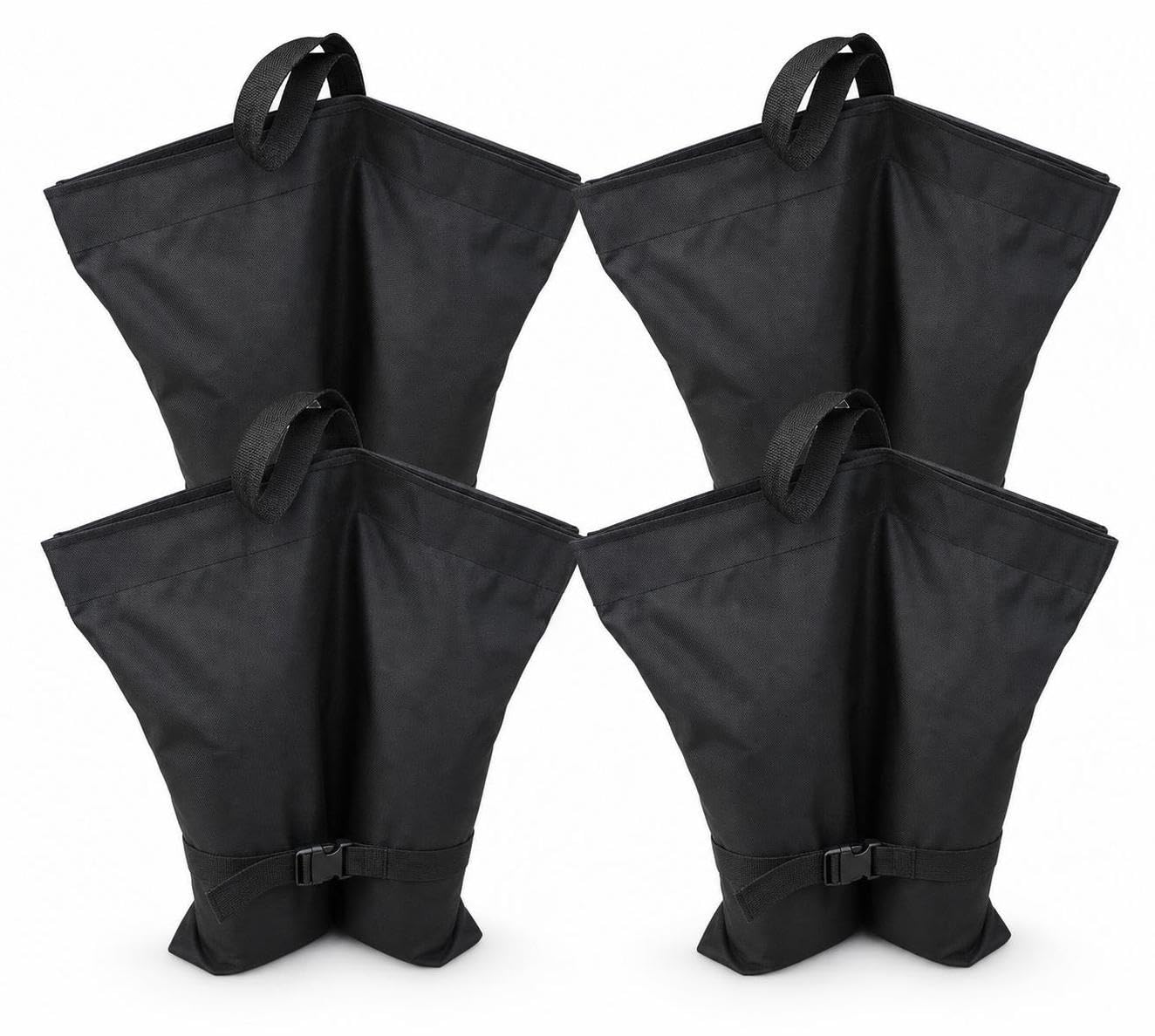 para Carpas y Cenadores, Bolsa para Toldo y Sombrilla, para Mercado, Saco de Arena de fijación para Tienda de campaña, tamaño Mediano, Doble Tubo, Capacidad para 14 kg, 4 Unidades
