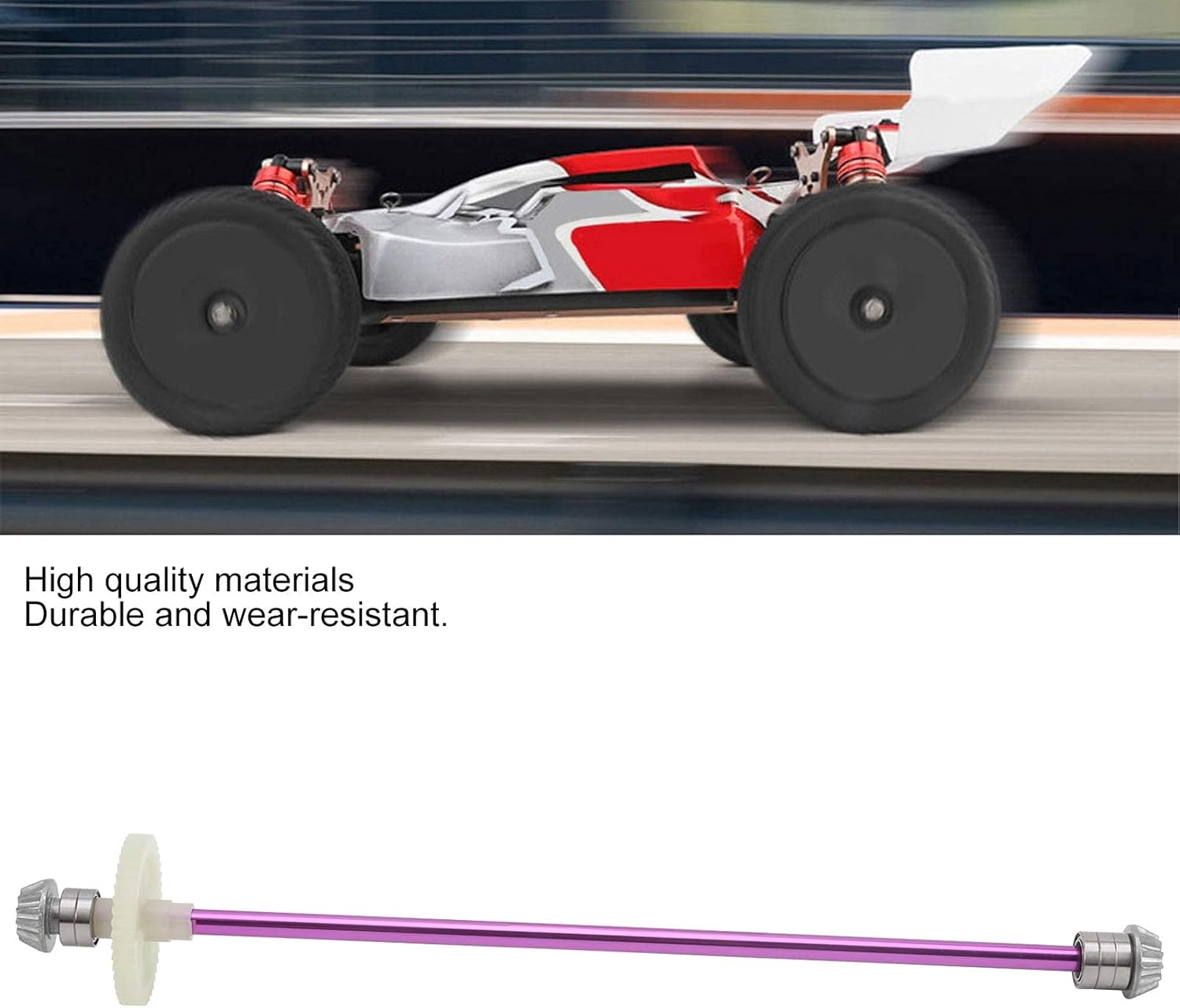 RiToEasysports RC Metal Drive Shaft,RC Drive Shaft Compatible with WLtoys 124018 124109 1/12 RC Car Spare Parts