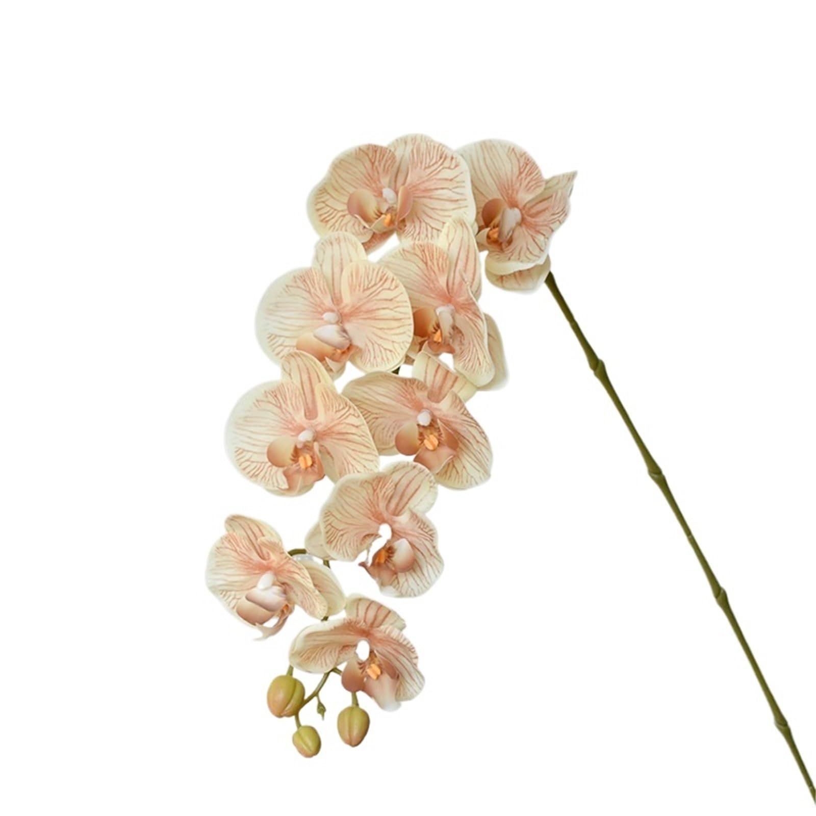 LSYHHXC Artificial Orchid 3Pc Artificial Flowers Butterfly Orchid Wedding Decoration Fake Flower Phalaenopsis Home Party Decor