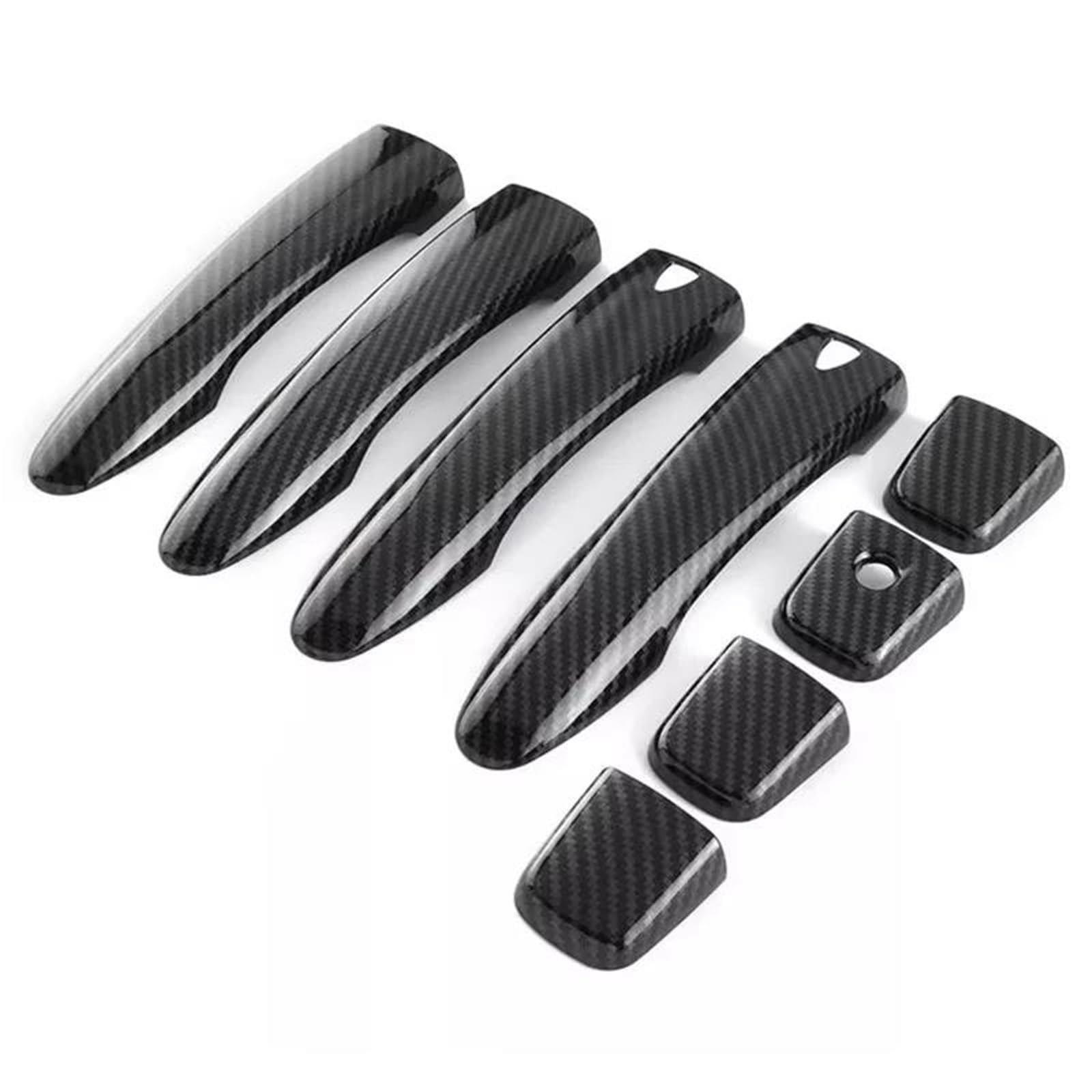JTWMTY Car Exterior Door Handles Cover Trim Stickers for Nissan for Qashqai J11 for Rogue for X-Trail 2014 2015-2018