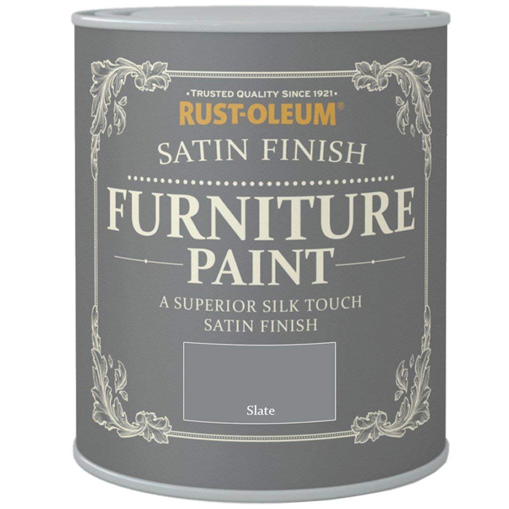 Rust-Oleum Slate Satin Finish Furniture Paint 125Ml