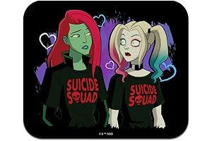 Animated Series Harley Quinn and Ivy Low Profile Thin Mouse Pad