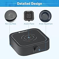 Vista 3 de Rechargeable Magnetic Stirrer 3000rpm stir Plate with Stir Bar, Mini Magnetic Mixer Stirrer Max Stirring Capacity 3000mL, Brushless DC Motor