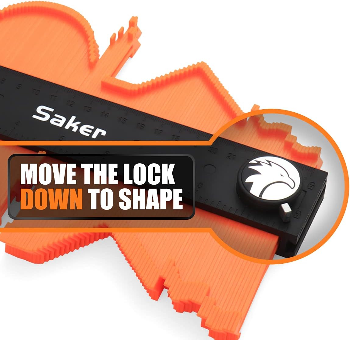 Saker Multi-function Scribing Tool&Saker Contour Gauge Profile Tool(Unlimited Connection)