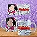Super taza de la hello kitty colores rosas con su nombre
