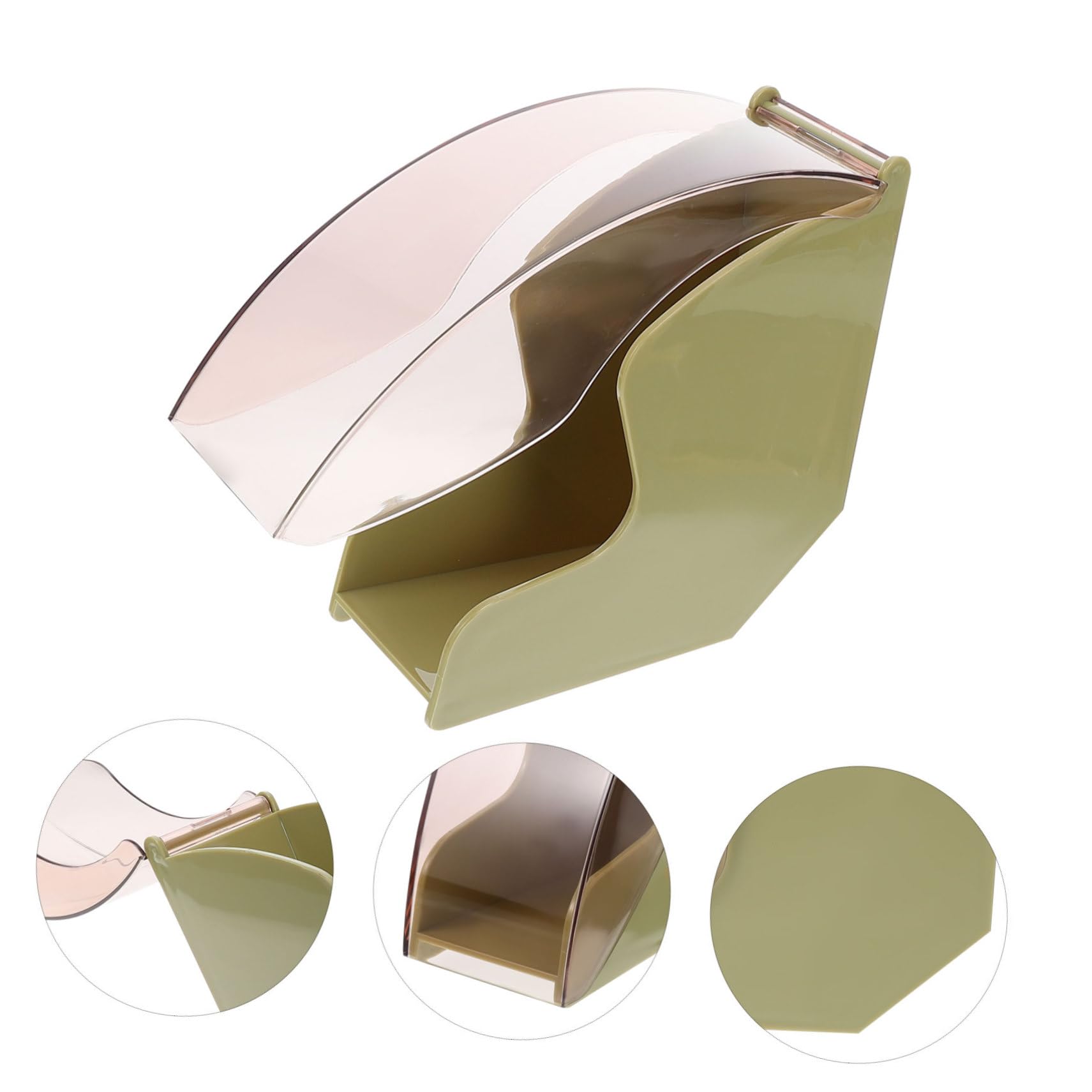 LABRIMP 1 Pieza Caja de Almacenamiento para Filtros de Café de Plástico Reutilizable para Filtros de Café Soporte Decorativo y Funcional para Hogar y Oficina