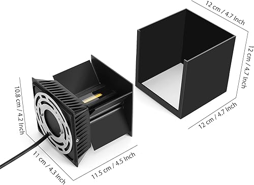 Miniatura 9 de Kawell Lámpara de pared moderna de 24 W, lámpara de pared LED de aluminio IP65, ángulo de haz ajustable para interiores y exteriores, para baño,