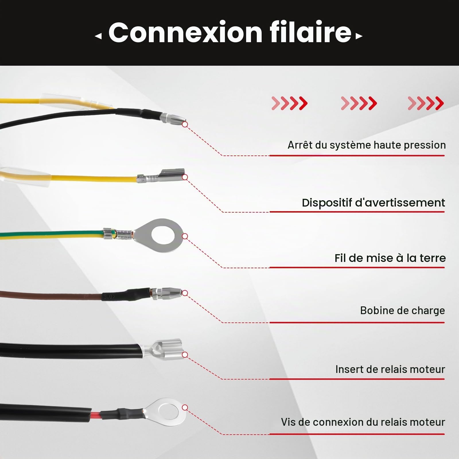 Kit de démarreur électrique pour HONDA GX340 11HP, HONDA GX390 13HP avec boîte de commutation à clé Démarreur Démarreur Magnétique Moteur