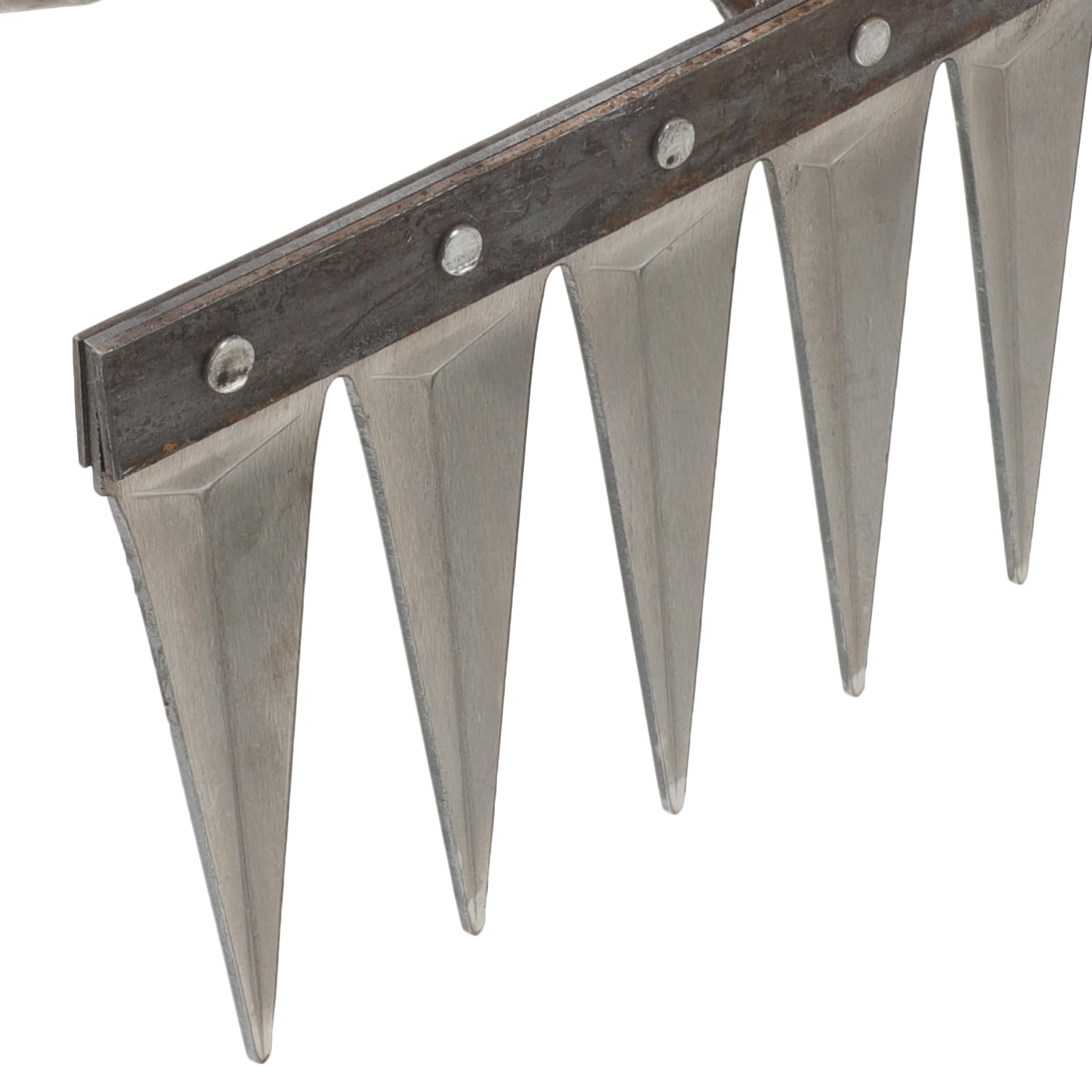 Multizinken Handrechen aus Stahl für Bodenpflege und Gartenarbeit