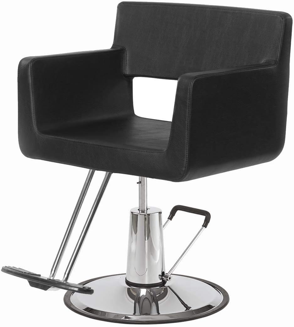 Modern Styling Chair for Salons Spas, Black, Kuwait Ubuy
