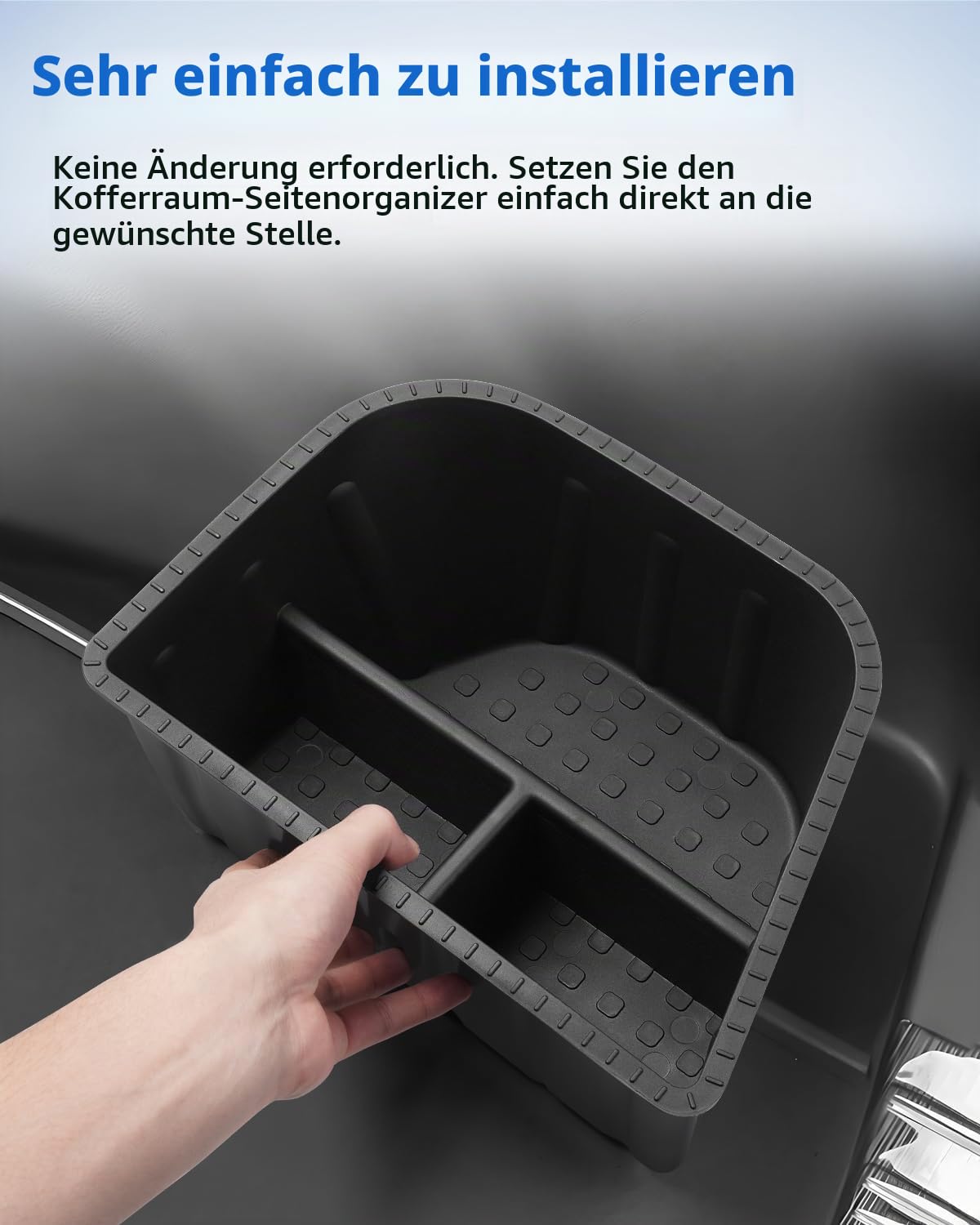 Karltys Kofferraum-Organizer für Toyota Corolla Cross Zubehör 2022-2025, Seitentaschen, Wasserdichte Aufbewahrungsboxen (2 Stück)