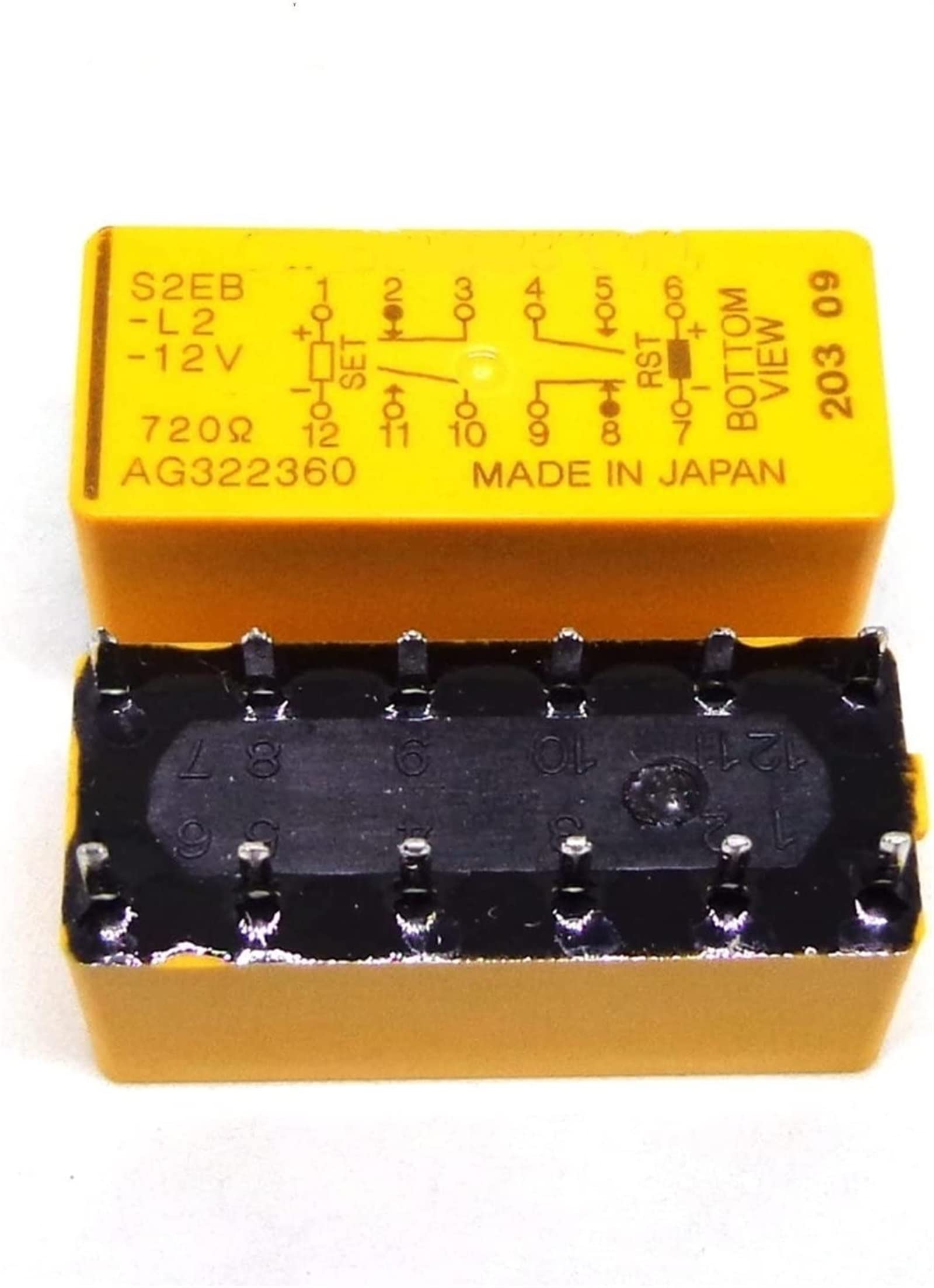 LKPEHTAGN Relay 5PCS S2EB-L2-12V 12VDC