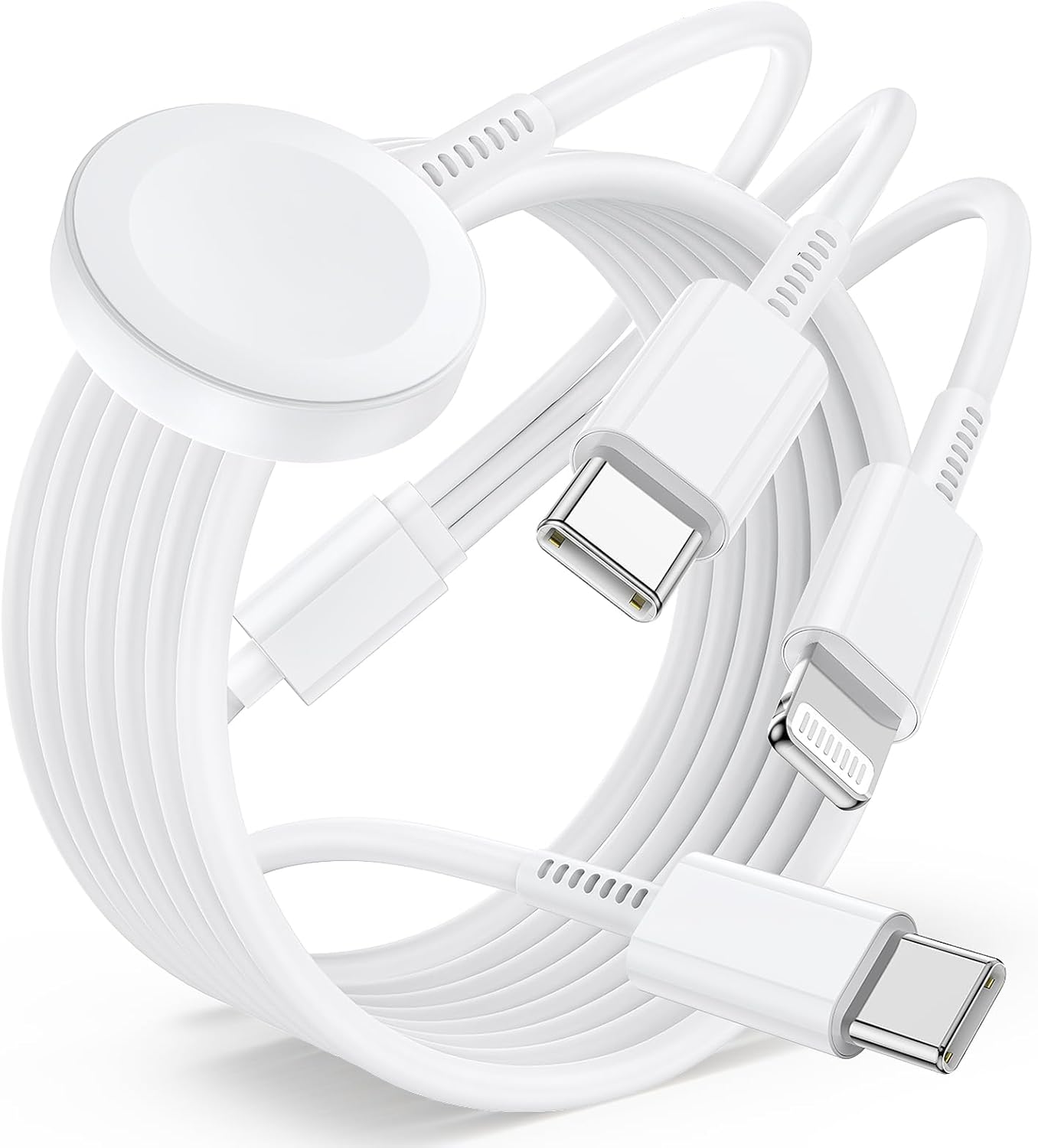 for Apple Watch Charger Fast Charging,3 in 1 Multi Charger Cable 3.3FT USB C Cable,iWatch Charger Cord for iWatch Ultra3/2/1/SE 3/2 Series 11/10/9/8/7/6/5/4,for iPhone17 15 16 Pro Max/14/13/12