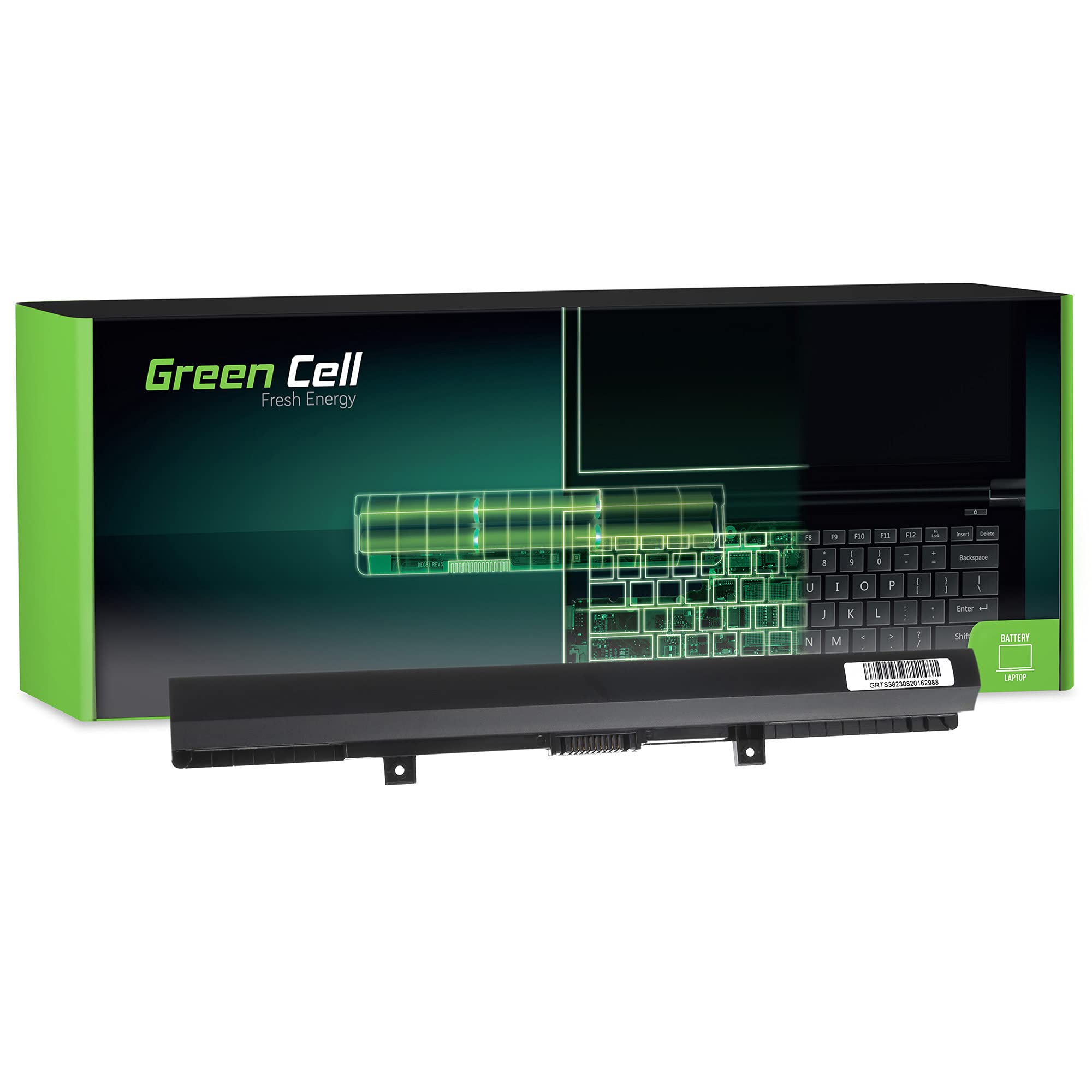 Green Cell Akumulator PA5185U-1BRS PA5186U-1BRS do Toshiba Satellite C50-B L50-B-177 L50-B-125 L50-B-1MU L50-B-171 (2200 mAh, 14.4-14.8 V, Kolor Czarny)