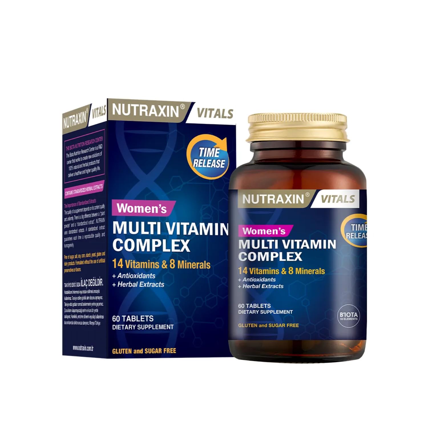 Nutraxin Womens Multivitamin Mineral Complex 60 Tablet