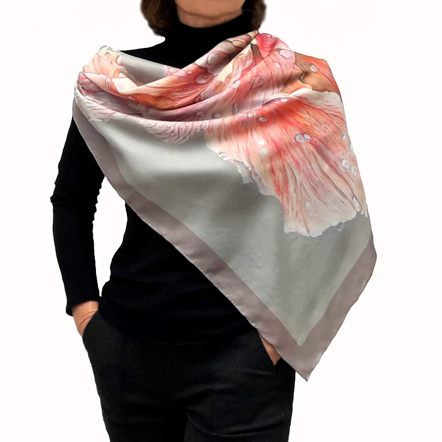 beige designer scarf