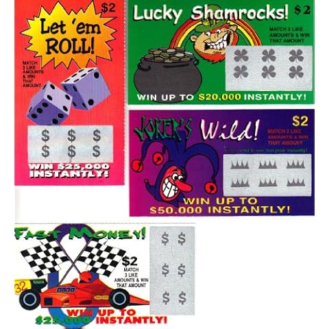 TheGag Fake Lottery Tickets - Total of 6 Tickets Per Order - Each Ticket a Fake Winner! Cover